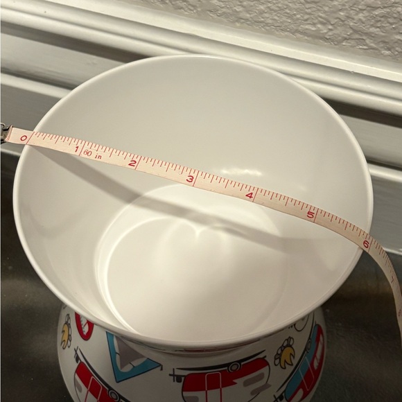 Zak! Design Melamine Camping Bowls Tent Bonfire Logs Airstream set of 2 - Picture 7 of 8